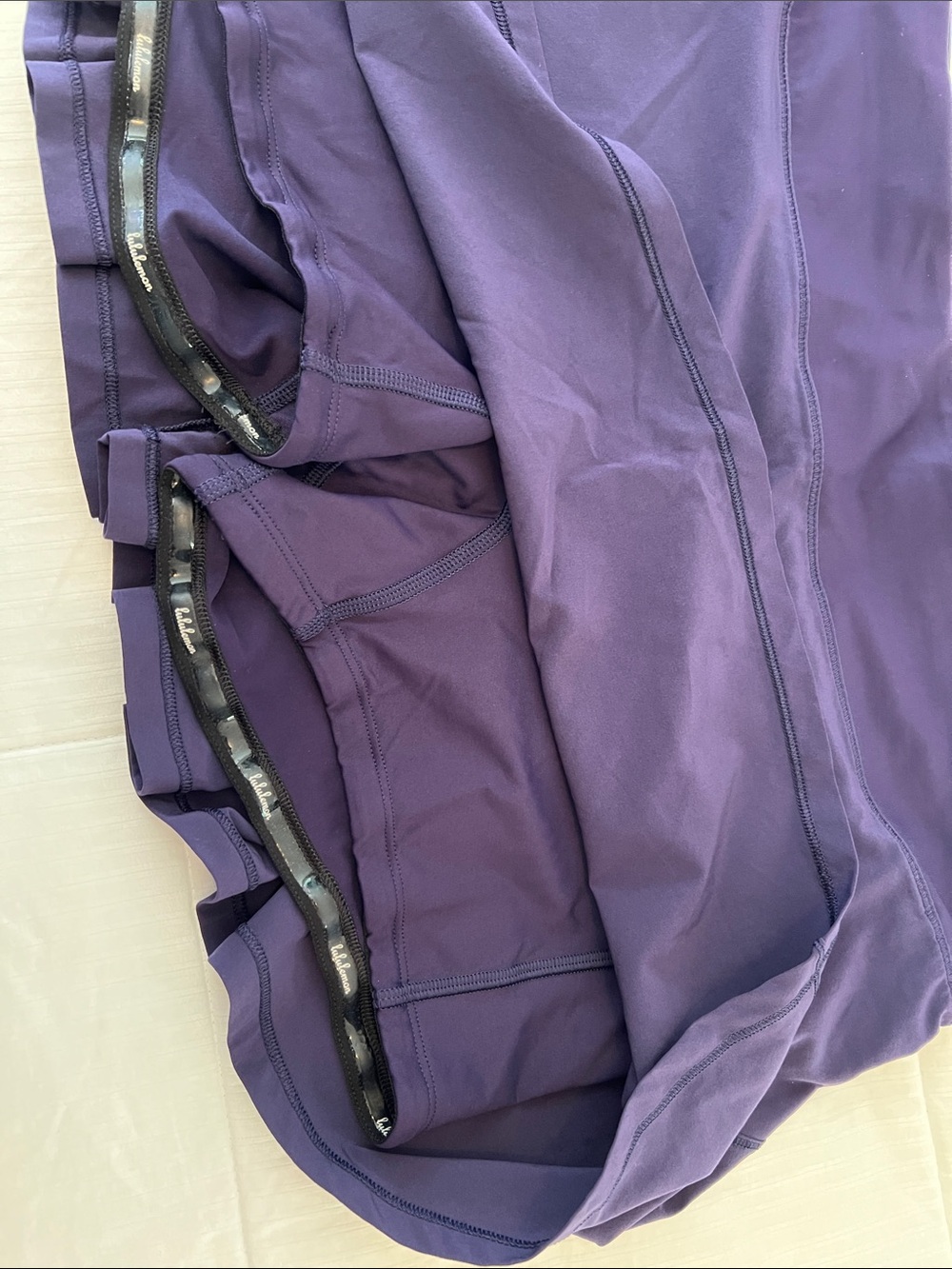 lululemon athletica Deep Purple Athletic Skort with Built-In Shorts - Picture 2 of 6